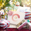 Oabella jewelry organizer in its gift box under a Christmas tree